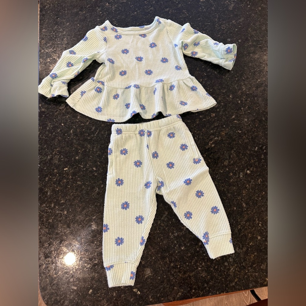 Cat & Jack Floral 2-Piece Matching Set